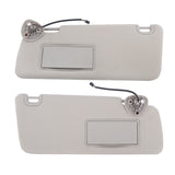 Labwork Sun Visor Left+Right Gray For Dodge Ram 1500 2500 3500 2013-2018 W/Light