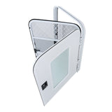 Labwork 30"(W) × 36"(H) Entry Door Passenger RV Camper Teardrop Side Black/White