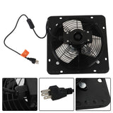 New 10" Exhaust Fan With Louvers Perfect For Attics Or Sheds Blower Wall Mount