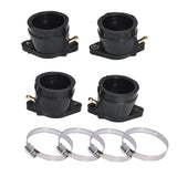 4Pcs Motorcycle Carburetor Intake Manifold Boot Joint for YAMAHA YZF600R 95-07