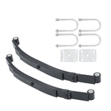 Labwork Single Trailer Axle 4 leave Trailer Double Eye Spring/U-bolt kit 5000lbs