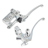Universal Motorcycle 1" Handlebar Hydraulic Brake Master Cylinder & Clutch Lever
