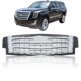 Labwork Front Upper Grill Chrome Without Camera Hole For Cadillac Escalade 15-20