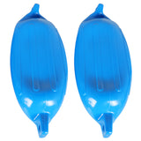 4 Ribbed Marine 6.5" X 23" Boat Fender Vinyl Bumper Dock Shield Protection Blue