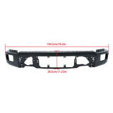 Labwork Front Bumper Face Bar Black W/o Sensor Holes For Ford F-150 2024-2025
