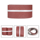 12 Pcs Sander Sandpaper 4Inx36In Sanding Belt 60/80/120/150/240/400 Grit Belt