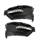 Labwork Left+Right LED Fog Lights For Ford Explorer 2020-21 Lamp Trim Cover Kit