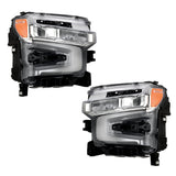 Labwork RH＆LH Headlight For 2022-2024 Chevy Silverado 1500 LTZ LED DRL Headlamp