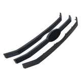 Labwork Front Upper Grille Bars Only Black For 2009 2010 2011 2012 Ford Flex