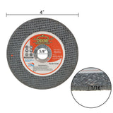 4"x1/16"x5/8" Cut Off Wheels For Cutting Ferrous Metals & Stainless Steel 50 Pcs