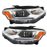 Labwork Left+Right Headlight For 2018-2021 Chevrolet Traverse LED DRL HID Chrome
