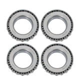 Labwork 2×1" Hub & Round BT8 Spindle Trailer Axle Kits With 4 On 4" Bolt Idler