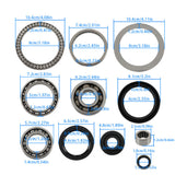 Front Differential Bearing Seals Kit for Kawasaki Brute Force 750 KVF750 2005-21