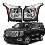 Labwork Left+Right HID Headlight Fit For GMC Yukon XL 2015-2020 W/o Ballast+Blub