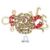 Labwork 5/16in x 3ft Tow Chain G80 V Bridle Chain 2T Dump Buckle