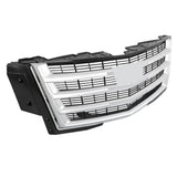 Labwork Bumper Grille Front Mesh Silvery Grey For Cadillac Escalade 2015-2020