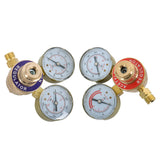 OXYGEN & ACETYLENE Regulators Fit Victor Gas Torch Cutting Solid Brass 4 Welding