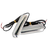2X Blue 316 Stainless Steel Pontoon Underwater BOAT MARINE Transom LIGHTS 42LED