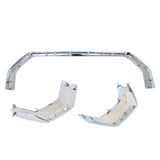 Labwork Front Bumper Grille Trim Molding Surround For 22-24 Toyota Tundra Chrome