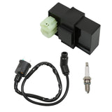Igniter CDI BOX+Ignition Coil Spark Plug For Honda 1993-2006 TRX300EX 300EX