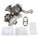 Labwork High & Low Pressure Turbos For 2008-2010 Ford F250 F350 Super Duty 6.4L