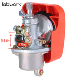 Bike Engine Red Carburetor for 2 Stroke 80cc Bicycle Motorized Engine Kit