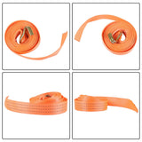10-Pack 1.5"x15' 4000 lbs Ratchet Straps J-Hook Heavy Duty Polyester Tie Downs