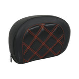 Orange Passenger Sissy Bar Backrest Pad Fit For Touring CVO Street Glide FLHXSE 1996-up