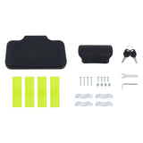 45L Motorcycle Rear Top Case Trunk with Safety Lock Green Aluminum Alloy