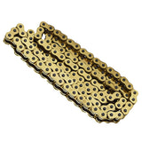 ATV Motorcycle 525 Pitch 120 Links With O-Ring Drive Chain Gold Color 525-120