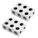 MATCHED PAIRS ULTRA PRECISION 1-2-3 123 BLOCK Set 11 HOLES 0.0002" New