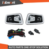 Labwork Fog Lights For Nissan Titan 2016-2019 Halogen Bumper w/Wiring+Switch