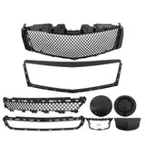 Labwork Front Upper Lower Grille + Outer Frame For 2013-2017 Cadillac XTS