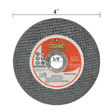 4"x1/16"x5/8" Cut Off Wheels For Cutting Ferrous Metals & Stainless Steel 50 Pcs