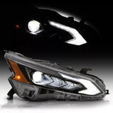 Labwork Right Side Headlight For 2022-2024 Nissan Altima Full LED Black
