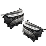 Right+Left Headlight For 2022-2023 Chevy Equinox LT/RS Full LED Chrome Housing