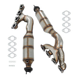 Labwork 2PCS Manifold Catalytic Converter For BMW 750i / 750Li 4.8L 2006-2008