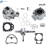 For Honda TRX420 Cylinder Head+Crankshaft+Cylinder Rebuild Kit ATV 12200-HP7-A01