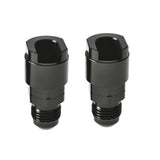 labwork 2X Fuel Rail EFI Fitting 6AN to 5/16" Quick-Disconnect Screw-On Adapter