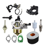 Carburetor Kit For Honda W/Ignition Coil Spark Plug And Air Filter 16100-ZF6-V00