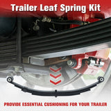 Labwork Trailer Axle Suspension Kit 1750lb Leaf Springs Ubolt Kit 3500lb Tandem