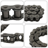 #80 Carbon steel Roller Chain x 10 ft and Free Connecting Links 1 connector