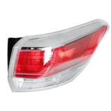 Labwork Right Side Outer Tail Lights For Toyota Highlander 2014-16 Assembly Red
