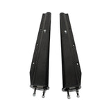 New Mud Flap Hangers Black Steel Straight 30" 2.5" Semi Truck Spring Loaded