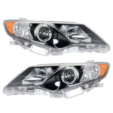 Labwork Left+Right Headlights For 2012- 2014 Toyota Camry Halogen Type Factory