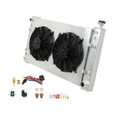 Labwork 3 Row Radiator+Shroud+Electric Fan 1988-1999 For Chevy GMC C/K 1500 3500
