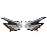 Driver and Passenger Side Headlight Headlamp Assembly Halogen W/DRL Left LH Right RH Replacement for Murano 2015 2016 2017 2018 Replacement for NI2502232 NI2503232
