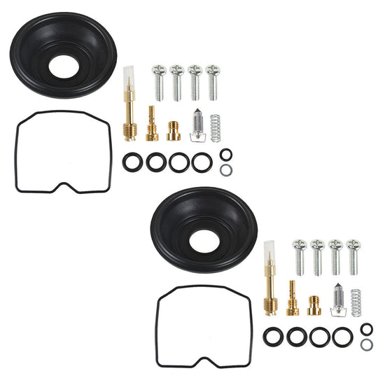 2 Carburetor Rebuild Kit plunger diaphragm For Kawasaki EN450A 454 LTD 1985-1990
