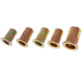 Rivet Nut Kit 150Packs 1/4-20 10-32 10-24 8-32 6-32 SAE Rivnut Assort Set