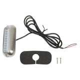 Blue 27 LED Boat Lights Stainless Steel MarineTransom Light Underwater Lamp